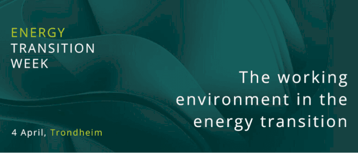 Workshop: The working environment in the energy transition